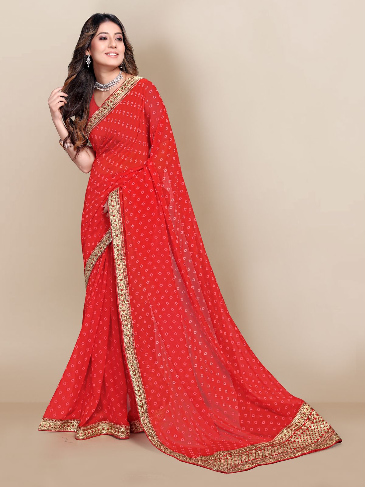 Vivera Allys Ethnic Wear Georgette Designer Latest Saree Collection